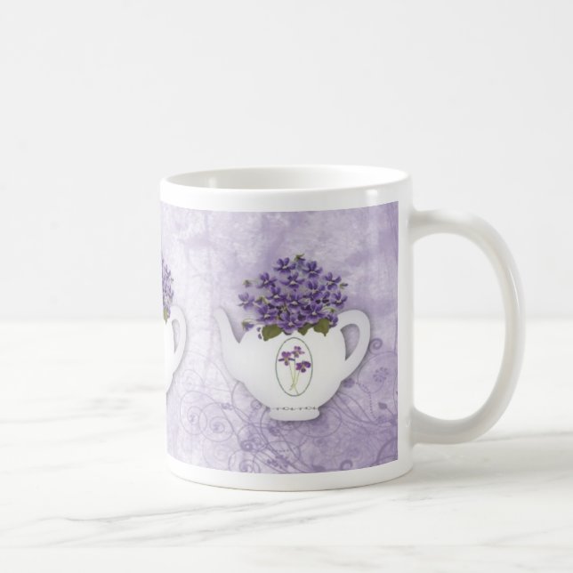 Violet Teapot-Tasse Kaffeetasse (Rechts)