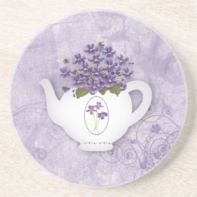 Violet Teapot Untersetzer (Vorne)