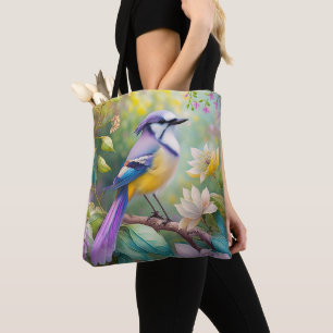 Violet Tufted Jay Fantasy Bird