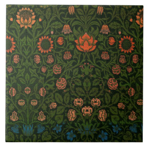 Violet und Columbine (von William Morris) Fliese