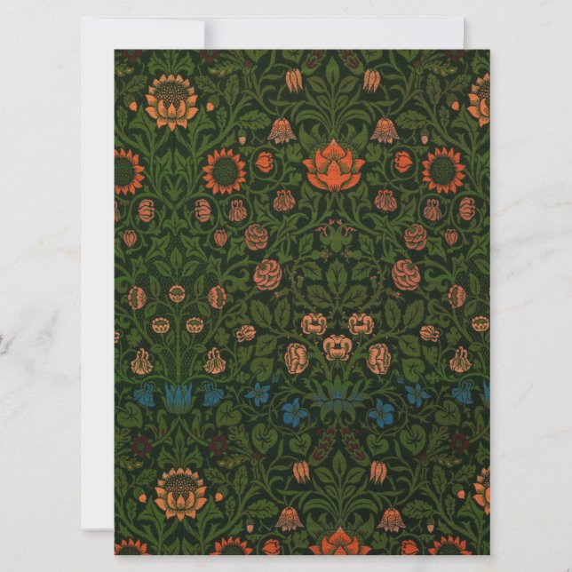 Violet und Columbine (von William Morris) Karte (Vorderseite)