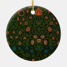 Violet und Columbine (von William Morris) Keramik Ornament
