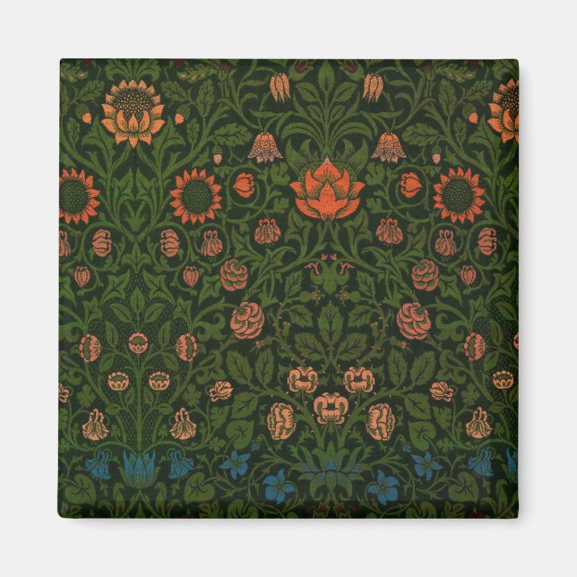 Violet und Columbine (von William Morris) Magnet (Vorne)