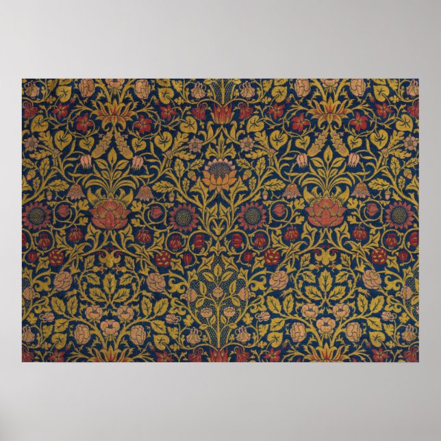 Violet und Columbine von William Morris Poster (Vorne)