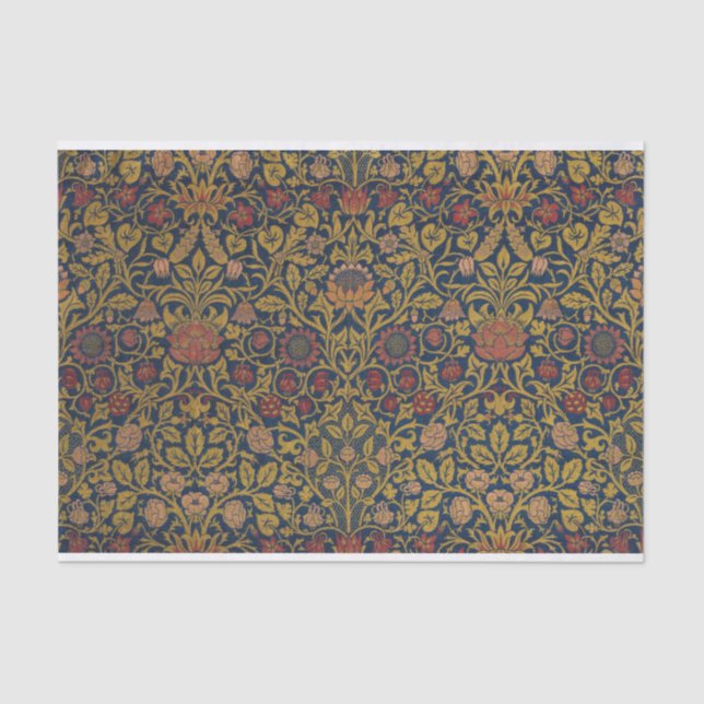 Violet und Columbine von William Morris Seidenpapier (Vorderseite)