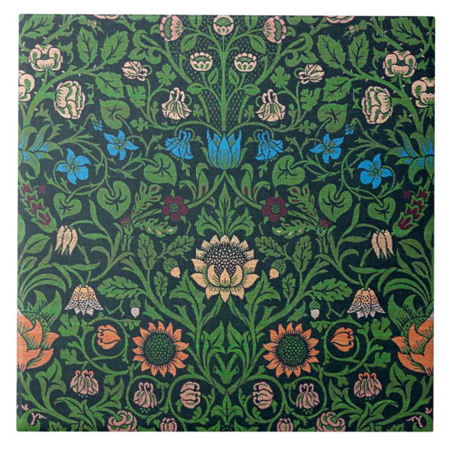 Violet und Columbine, William Morris Fliese (Vorderseite)