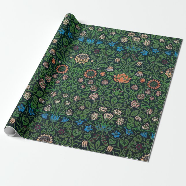 Violet und Columbine, William Morris Geschenkpapier (Ungerollt)