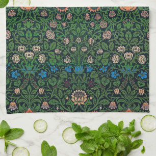 Violet und Columbine, William Morris Geschirrtuch