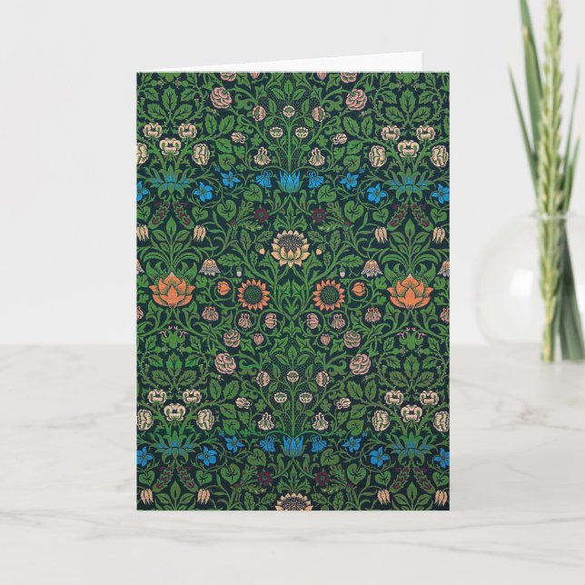 Violet und Columbine, William Morris Karte (Vorderseite)