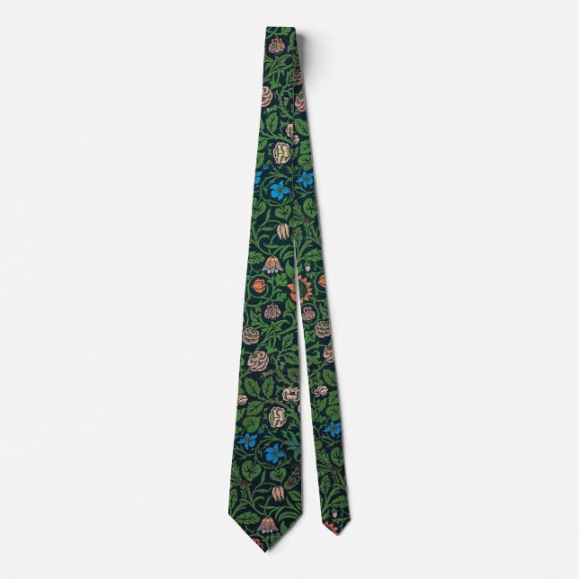 Violet und Columbine, William Morris Krawatte (Vorderseite)