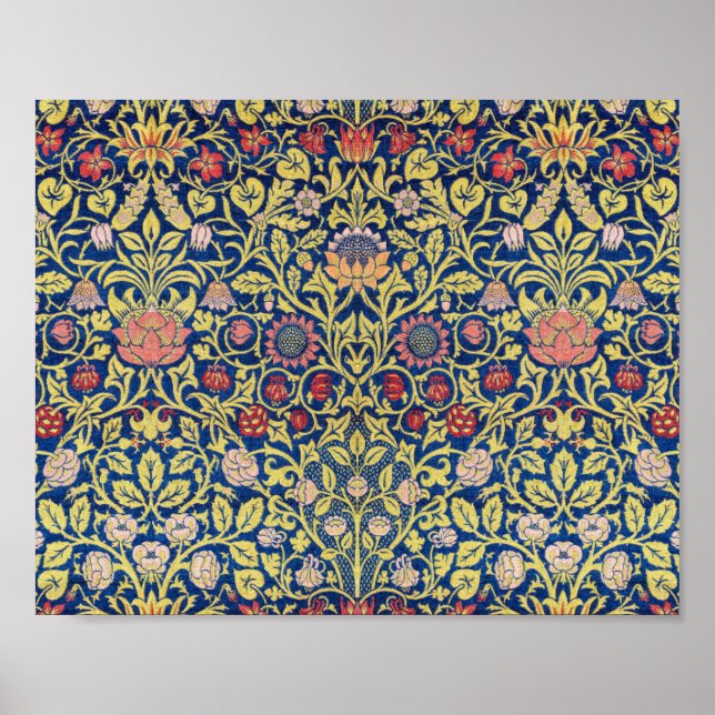 Violet und Columbine, William Morris Poster (Vorne)