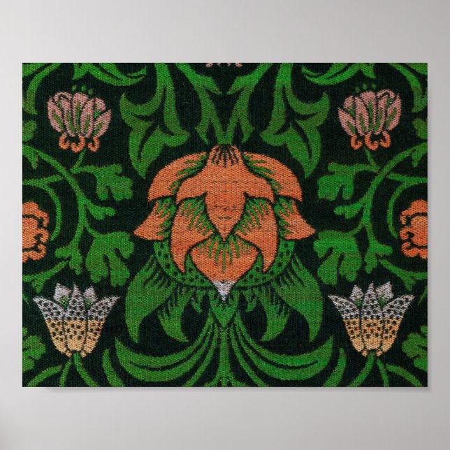 Violet und Columbine, William Morris Poster (Vorne)