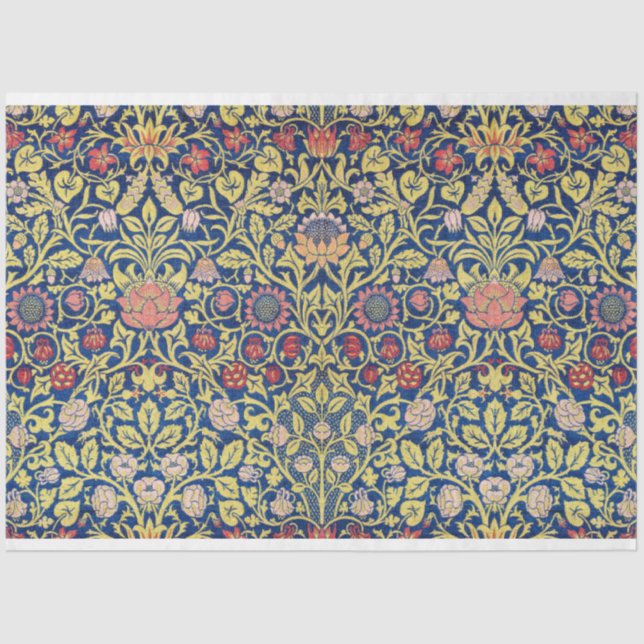 Violet und Columbine, William Morris Seidenpapier (Vorderseite)