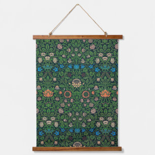 Violet und Columbine, William Morris Wandteppich Mit Holzrahmen