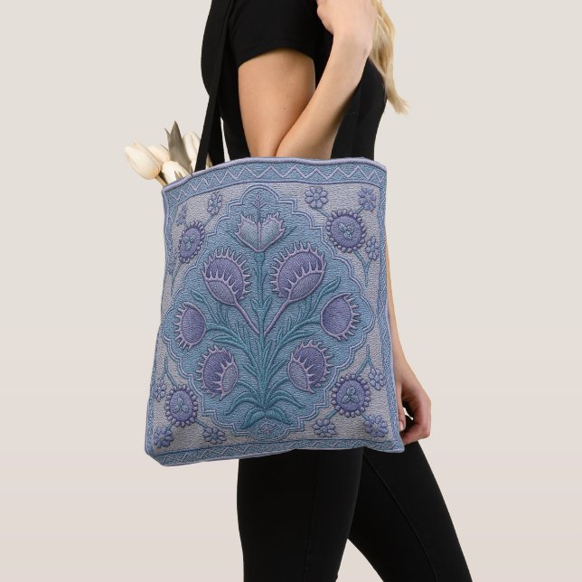 Violet Venus Fly Trap Tote Beutel (Von Nahem)