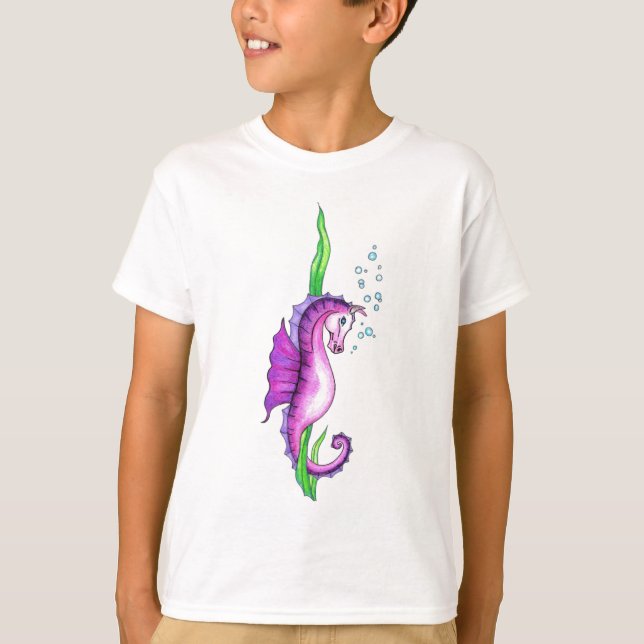 Violet-Wasserpferd T-Shirt (Vorderseite)