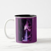 Violet Waterfall zweifarbige Tasse