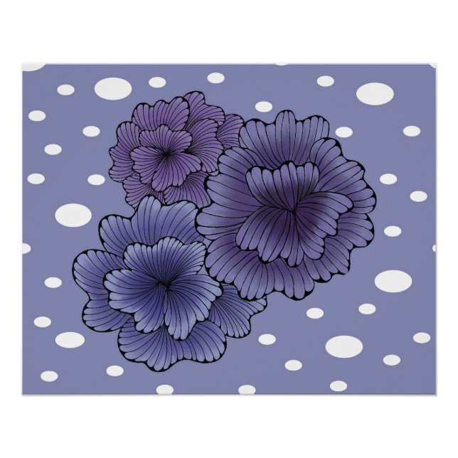 Violet Whimsy Poster (Vorderseite)