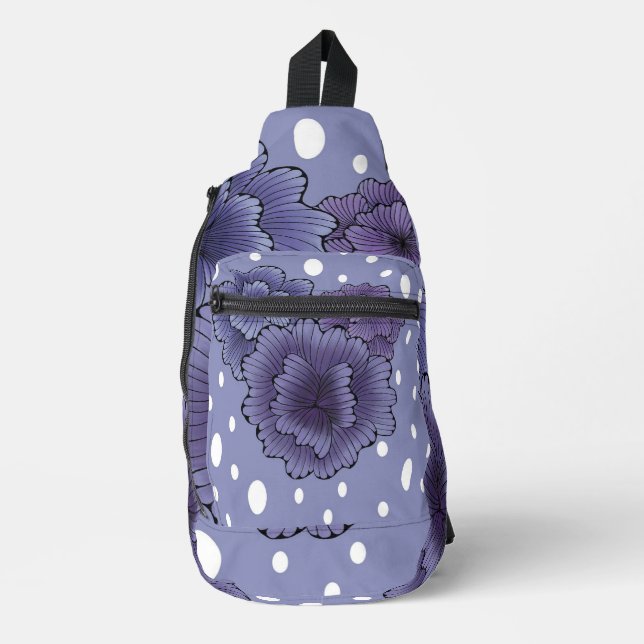 Violet Whimsy Sling Bag  (Vorderseite)