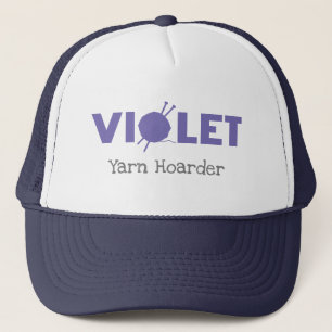Violet Yarn Hoarder Truckerkappe