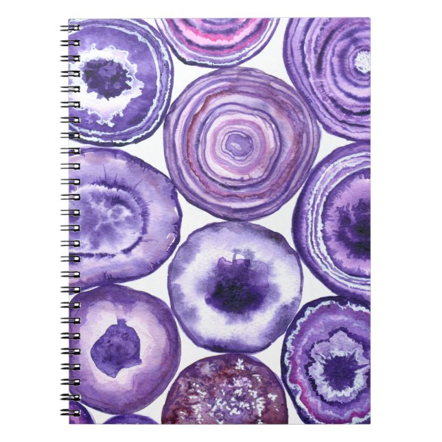 Violetagotmuster Notizblock (Vorderseite)