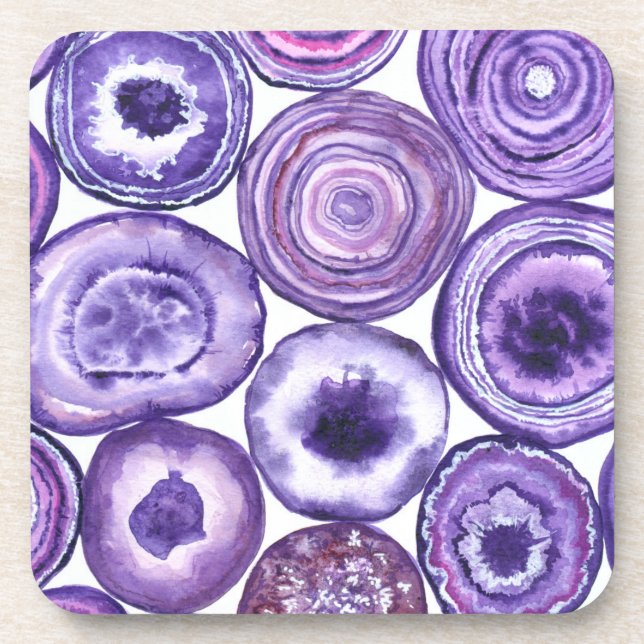 Violetagotmuster Untersetzer (Vorderseite)