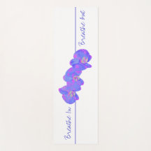 Violetblaue Orchideen - atmen Sie ein. Ausatmen