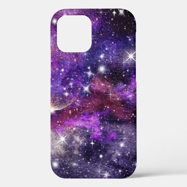 Violetgalaxie Milchstraße mit Planet Case-Mate iPhone Hülle (Rückseite)