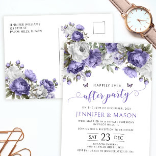 Violetlavender glücklich immer nach dem Party Post Postkarte