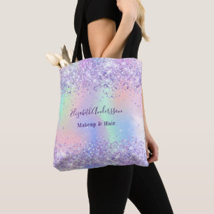Violetlavender holografische Namensgeschäft