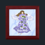 Violets Angel Erinnerungskiste<br><div class="desc">Violets Angel Schmuckkasten von ArtMuvz Illustration. Matching Engel T - Shirt, christliche Bekleidung, T - Shirt, Geschenke und Bekleidung. Engel-Geschenke sind eine nachdenkliche und sinnvolle Art, jemandem zu zeigen, den Sie interessieren. Egal, ob Sie ein Geschenk für einen Freund, ein Familienmitglied oder einen geliebten Menschen suchen, es gibt ein Engelgeschenk,...</div>