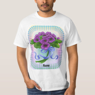 Violets Blume Bouquet T-Shirt