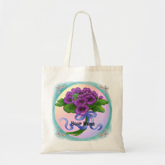 Violets Blume Bouquet Tragetasche