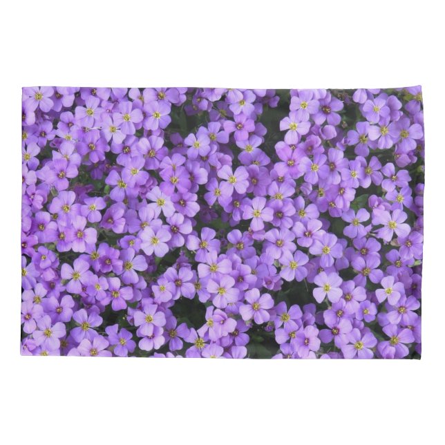 Violets Pillow Case Violet Blume Kissenbezug (Rückseite)