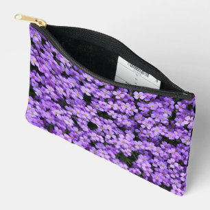 Violets Schöne Violett-Blume Zubehörtasche