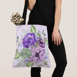Violett Aquarellfarben Bläserntasche