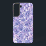 Violett Aquarelllila-Blume Samsung Galaxy Hülle<br><div class="desc">Lilac Blume mit Aquarell bemalt. Muster in Fotoshop gemacht.</div>