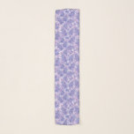 Violett Aquarelllila-Blume Schal<br><div class="desc">Lilac Blume mit Aquarell bemalt. Muster in Fotoshop gemacht.</div>