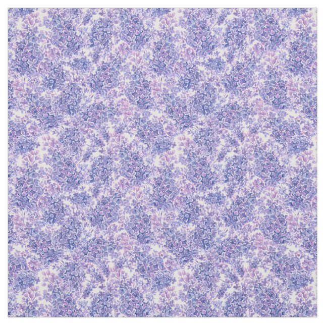 Violett Aquarelllila-Blume Stoff (Muster)