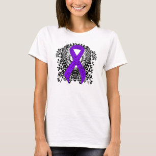 Violett-Band mit Flügeln, Hodgkin-Lymphom T-Shirt