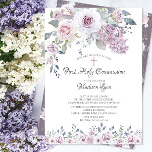 Violett-Blume Erste Kommune Einladung