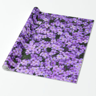 Violett-Blume Geschenkpapier