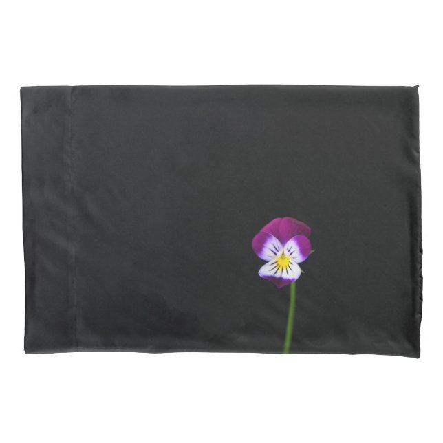 Violett Blume pccna Kissenbezug (Vorderseite)