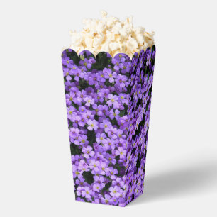 Violett-Blume-Popcornbox Geschenkschachtel