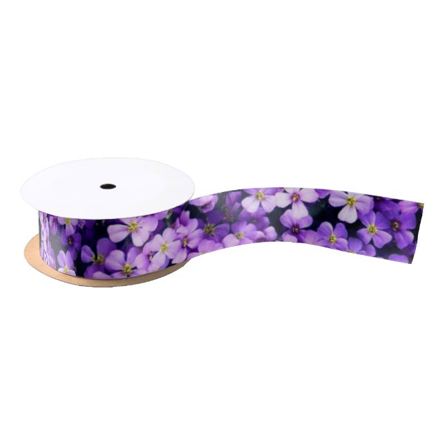 Violett-Blume Satinband (Spule)