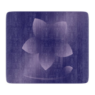 Violett-Blume Schneidebrett