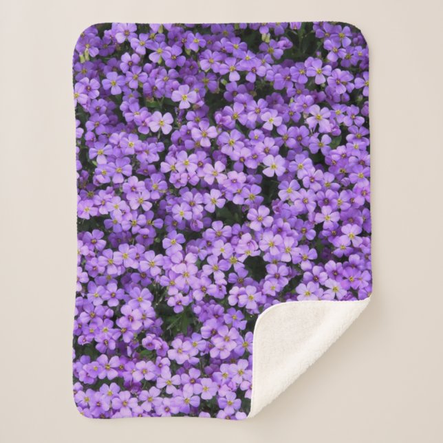 Violett-Blume Sherpadecke (Vorderseite)