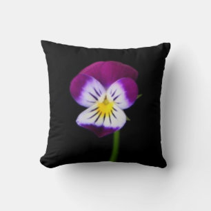 Violett Blume tpcn Kissen