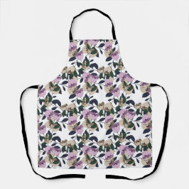 Violett Blumendesign Geburtstagsgeschenk Schürze