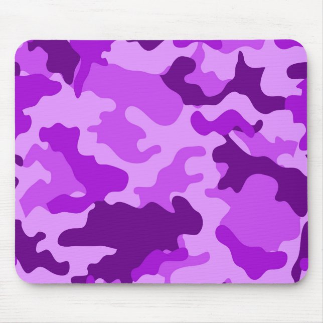 Violett Camouflage Mousepad (Vorne)